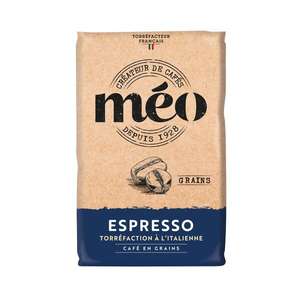 Paquet de café en grain Méo Espresso Torréfaction à l'italienne (1 kg)