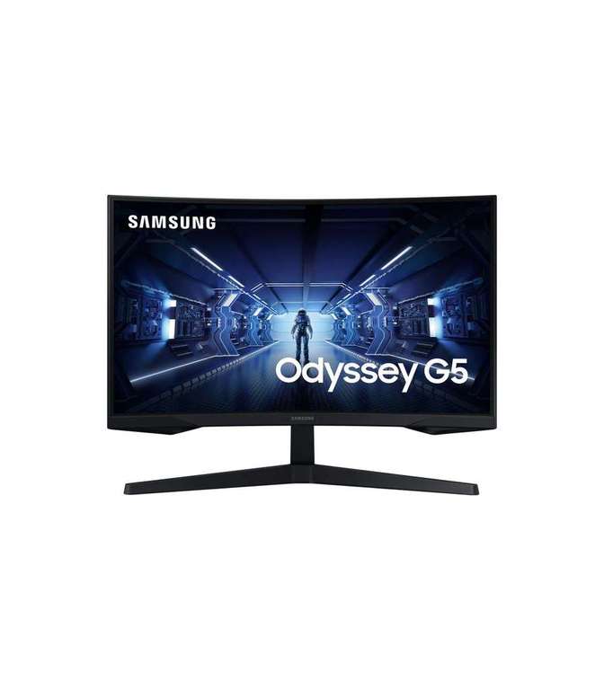 Ecran PC gaming 27" Samsung Odyssey G5 (C27G55TQBU) - WQHD, Dalle VA, Incurvé, 144 Hz, HDR10, 1 ms (Via ODR 50€)