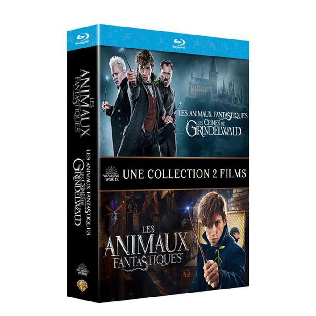 Coffret Blu-ray Animaux Fantastiques 1 & 2 (Retrait magasin uniquement)