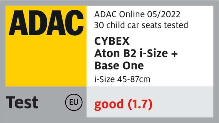 Siège auto Cybex Aton B2 i-Size avec base - Gris