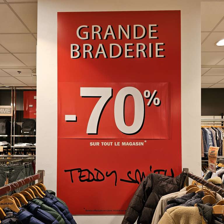 70% de réduction sur tout le magasin - Teddy Smith, Saran (45)