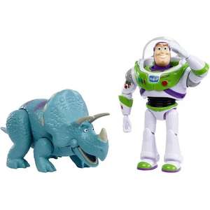 Lot de 2 figurines Toy Story Buzz et Trixie - 17 cm