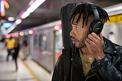 Casque sans fil Bose QuietComfort SE Headphones - à réduction de Bruit, avec étui Souple, Noir
