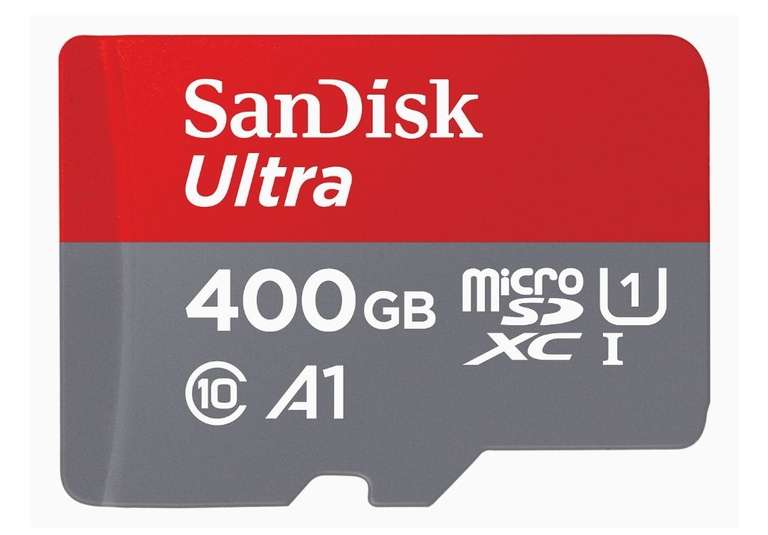 Carte mémoire microSDXC SanDisk Ultra (400 Go) + Adaptateur SD