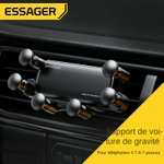 Support smartphone Essager pour grille d'aération de voiture (4.7" à 6.7")