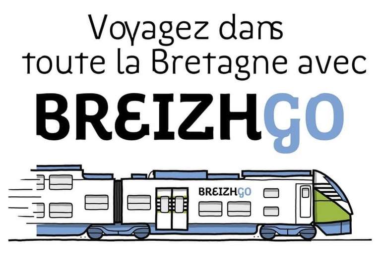 50% de réduction sur une sélection de Billets de Train TER BreizhGo du mardi au jeudi