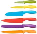 Set de couteaux colorés Amazon Basics - 12 pièces