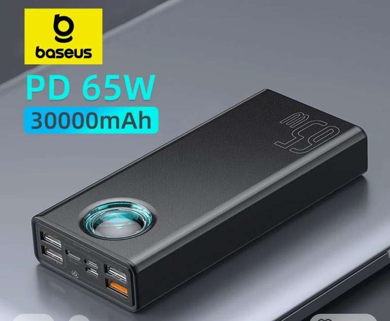 Batterie externe Baseus Bas192 - 65w, 30000mah –