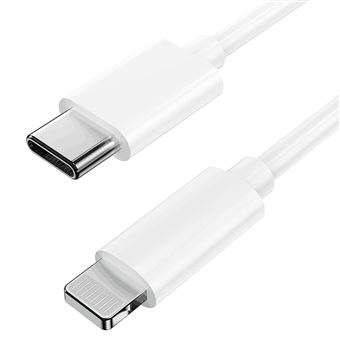 Câble iPhone lightning vers USB Type C Stargift - Chargeur rapide 20W 3A ,  1m –