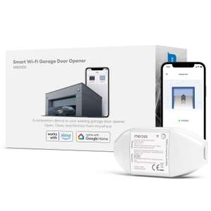 Ouvre-Porte de Garage Connecté Meross MSG100- WiFi, Compatible Alexa, Google Home, SmartThings (via Coupon)