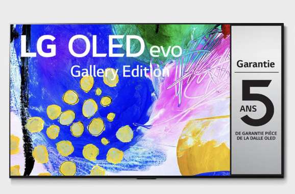 TV 55" LG OLED55G26LA EVO G2 (4K UHD, Dolby Vision IQ & Atmos, Smart TV (via ODR de 200€)