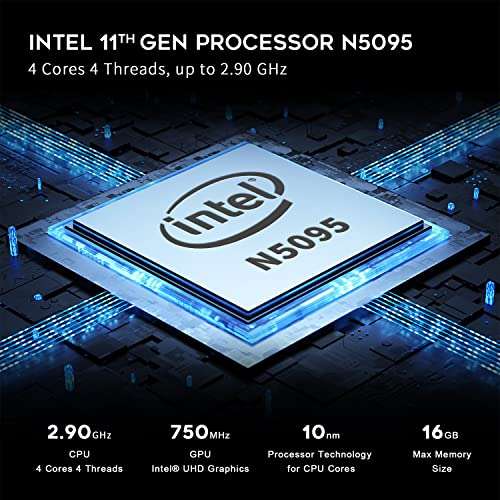 Mini PC Beelink Mini S - Intel Celeron N5095 (Quad-core), 8 Go de RAM, SSD 128Go (Vendeur Tiers)