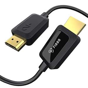 Câble HDMI FIBBR - 2m, HDMI 2.1, 8K, Fibre optique (via coupon - vendeur tiers)