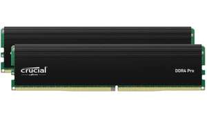 Kit mémoire RAM DDR4 Crucial Pro - 32 Go (2 x 16 Go), 3200 MHz (CP2K16G4DFRA32A)