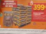 Palette de 70 sacs de granulés de bois Etincelles - 70 x 15 kg - Le Bosc / Lodève (34)