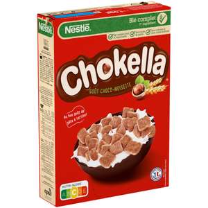 Céréales goût chocolat noisettes Nestlé Chokella - 350g (Via 1.42€ sur Carte Fidélité)
