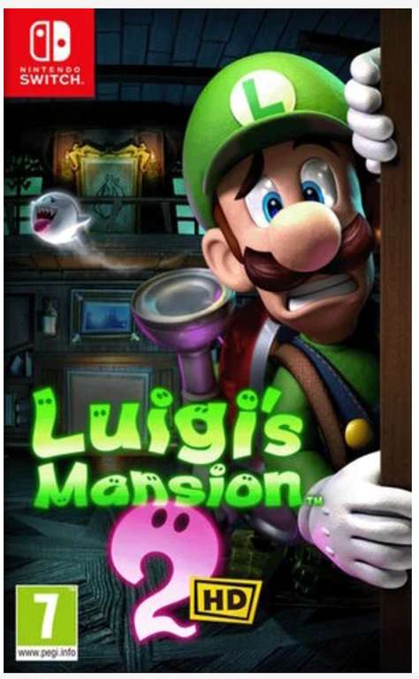 Précommande via bonus de reprise bonifiee Jeu Luigi's Mansion 2 HD sur Nintendo Switch