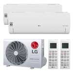 Climatiseur double split inverter LG Libero Smart - 2 unités intérieures 3.5KW / 12000 BTU, A++/A+, R32, WiFi intégré