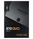 SSD interne 2.5" Samsung 870 QVO (MZ-77Q4T0BW) - 4 To, QLC 3D, DRAM (+8,00€ en Rakuten Points - Vendeur Darty)