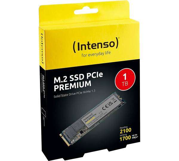 SSD interne M2 NVMe PCIe Intenso - 2 To