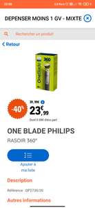 Rasoir électrique Philips OneBlade 360 (QP2730/20)