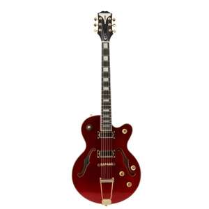Guitare électrique Epiphone Uptown Kat ES Ruby Red Metallic