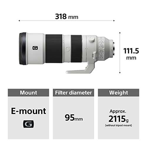 Objectif Sony FE 200-600mm f/5.6-6.3 G OSS
