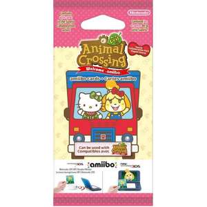 Paquetde 6 cartes Animal Crossing New Leaf Welcome Amiibo Pack Sanrio