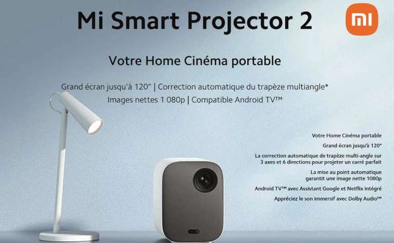 Vidéoprojecteur Xiaomi Mi Smart 2 (Vendeur tiers)