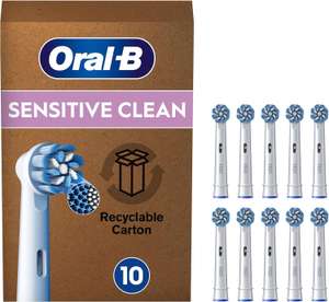 10 Brossettes pour Brosse à dents électriques Oral-B Pro Sensitive Clean