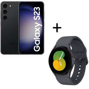 Smartphone 6.1" Samsung Galaxy S23 5G - 256Go + Galaxy Watch 5 40mm bluetooth (Bonus reprise de 150€) - Retrait magasin