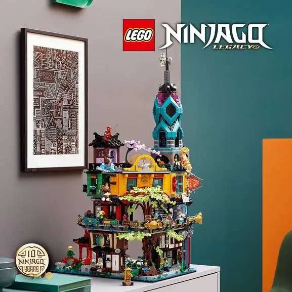 Sélection de Lego à -25% - Ex. : Lego Ninjago (71741) - Les Jardins de la  Ville de Ninjago –