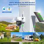 Caméra Surveillance Extérieure Xega 3G / 4G - Solaire, sans Fil, PTZ Caméra 100% autonome (Vendeur Tiers)