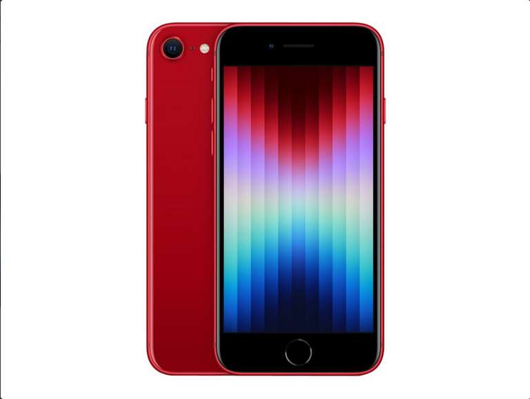 Smartphone 4.7" Apple iPhone SE (3iéme generation 2022) - (PRODUCT) RED (pcking.de)