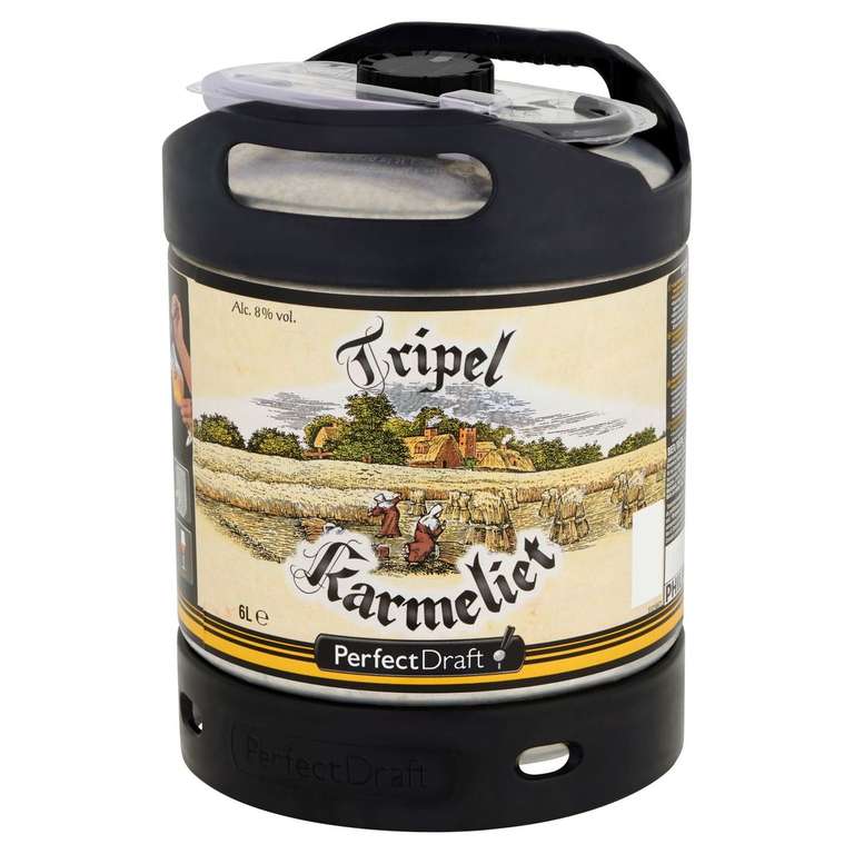Pack de 3 Fûts de Bière Tripel Karmeliet Perfectdraft - 3x6L - Mix possible (Frontaliers Belgique)