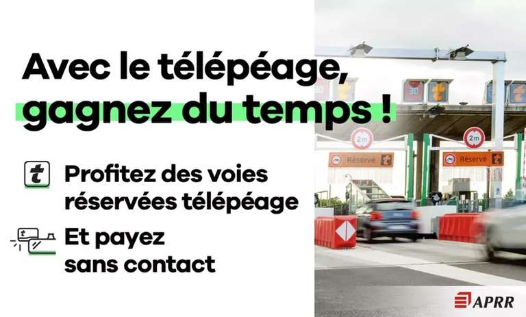 Badge télépéage Mango by APRR + frais d'activation + 12 mois de frais de gestion en France