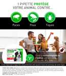 6 Pipettes Frontline Combo Chien - Anti-puces et anti-tiques pour chien - plus de 40kg
