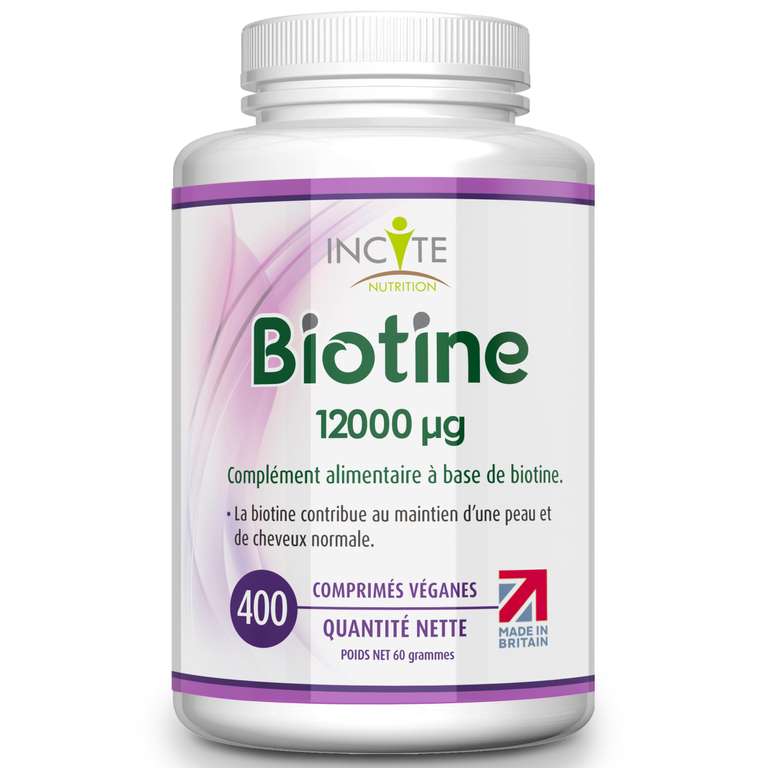Biotine 12 000 mcg (vendeur tiers)