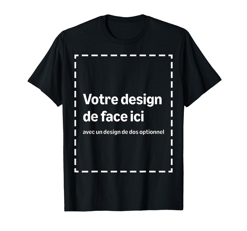T-shirt personnalisé by Amazon - 25 couleurs disponibles (Taille 2 ans à 6XL)