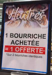1 Bourriche d'huîtres achetée = 1 offerte (différentes variétés) Ex: Huîtres marennes d'oléron 2.5kg - Marly (57)
