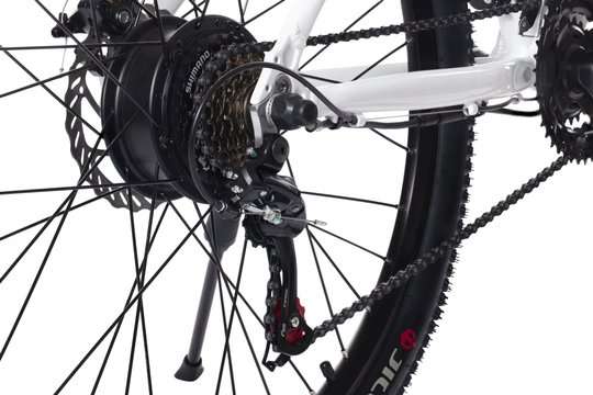 Vélo électrique tout-terrain Runner - 250W, 36V, 5 modes, 60km Autonomie - Blanc
