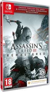 Assassin's Creed 3 + Assassin's Creed Liberation Remastered sur Nintendo Switch (Code dans la boîte)