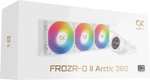 Kit Watercooling Xigmatek Frozr-O II RGB - Ecran LCD - 360mm (Blanc)