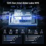 Mini PC - Intel Alder Lake-N95 jusqu'à 3,4 GHz, 16 Go De Ram, LPDDR5 1To SSD, W11 Pro (Vendeur Tiers - Via coupon)