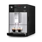 Machine à café à grain expresso broyeur Melitta Purista F230-101 - 1450 W, 1,2 L, 15 bars, argenté