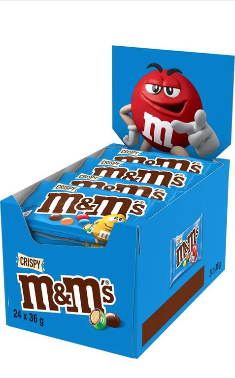 M&M's Crispy 374g FAMILY PACK - - 100g