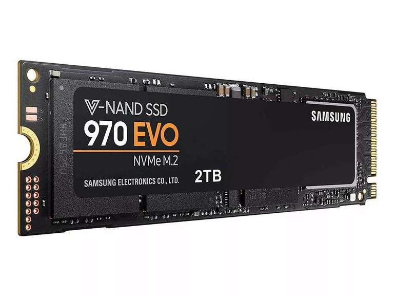 SSD interne M.2 NVMe Samsung 970 EVO Plus (MZ-V7S2T0BW) - 2 To, TLC 3D, DRAM, Jusqu'à 3500-3300 Mo/s (+ 4.50€ en RP - Boulanger)
