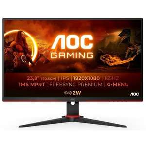 Écran Pc Gaming 23,8" AOC 24G2SPAE/BK - Full HD, 165Hz, LED IPS