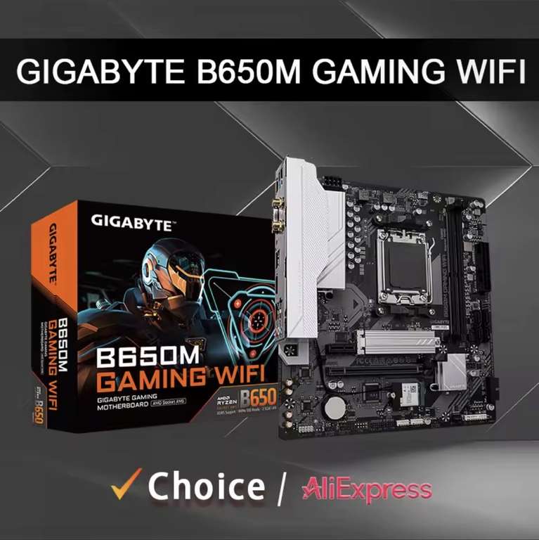 Carte mère MSI B650M GAMING PLUS WIFI Socket AM5 (AMD B650) mATX, PCI Express 4.0