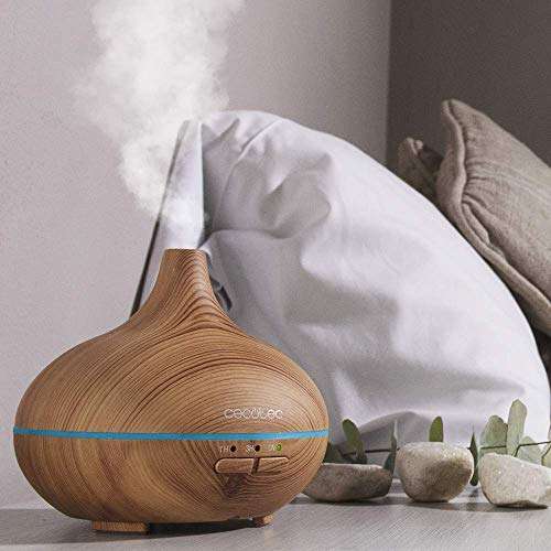 Humidificateur d'air Cecotec Pure Aroma 150 Yang avec diffuseur d'arômes - 150ml, minuteur 3h, 7 Couleurs LED